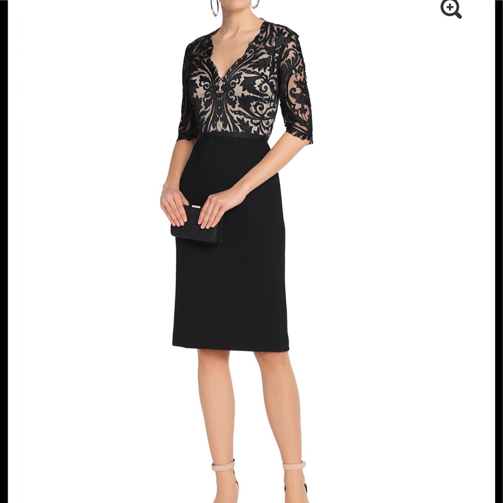 Catherine Deane black cocktail dress size 2 NWTS